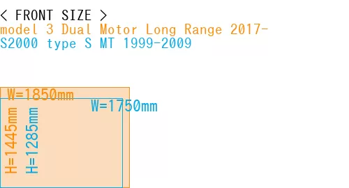 #model 3 Dual Motor Long Range 2017- + S2000 type S MT 1999-2009